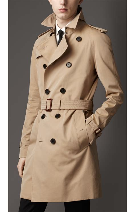 mens burberry cotton gabardine trench coat|gabardine trench coat with warmer.